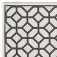 thumbnail image 5 of SAFAVIEH Beach House Kadri Geometric Indoor/Outdoor Runner Rug, Light Grey/Charcoal, 2'2" x 8', 5 of 7