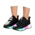 thumbnail image 4 of QTSHPN Girls Sneakers Kids Light up Padded Casual Sport Shoes Comfortable Everyday Play Footwear Big Kids Sneaker, 4 of 5
