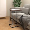 thumbnail image 1 of vidaXL Table d'Appoint Noire 40x30x59 cm Bois Manufacturé, 1 of 4