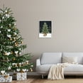 thumbnail image 3 of Stupell Industries Christmas Tree Snow Scene Holiday Painting White Framed Art Print Wall Art, 16 x 20, 3 of 9
