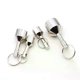 thumbnail image 4 of Silver Color Super Strong Metal Magnet Check Car Keys Keychain Split Ring Pocket Keyring Hanging Holder Portable Outdoor Tools, 4 of 4