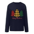thumbnail image 4 of 2023 Chandails de Noël pour Femmes en Liquidation Mode Femmes Imprimé Manches Longues Confortable Respirant Chandail à Col Rond, 4 of 5
