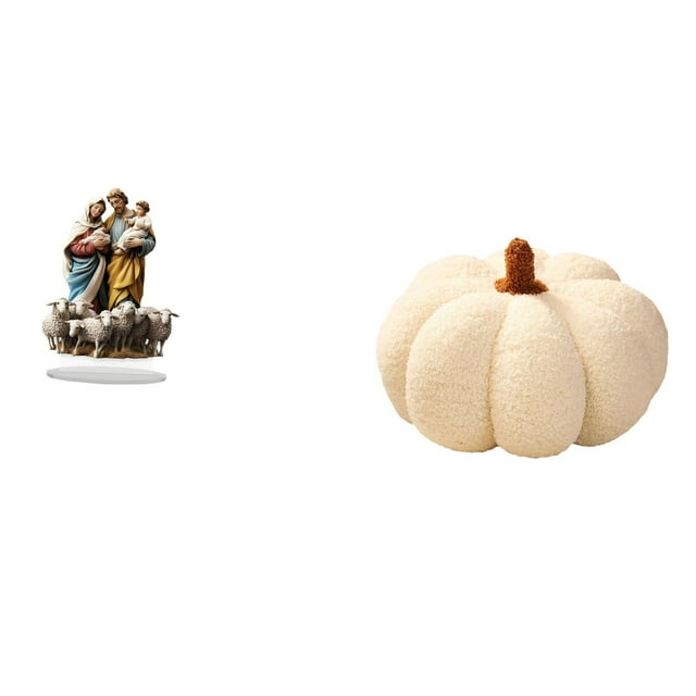Letrero de mesa,Decoración de escritorio acrílica Rincón festivo Decoración del hogar,Almohadas de calabaza de Halloween,Almohadas de calabaza de Halloween Decoración del hogar