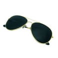 thumbnail image 4 of Gafas de sol Qarigey unisex marco de metal dorado, 4 of 5