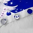 thumbnail image 4 of jejeloiu Christmas Theme Black Out Curtains,Luxury Xmas Tree Curtains Pack of 2 (42x63 Each),Pink Blue Bedroom Curtains For Children,Super Cozy Room Decor, 4 of 6