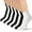 Black, White, variant on Holzlrgus 10 Pack Women's Turn Cuff Socks Women Bobby Socks Crew Socks 50s Costumes for Women