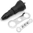 thumbnail image 1 of Cordless Rivet Gun Electric Kit Riveter Adapter Insert Nut Hand Power Tool Accessories (Black), 1 of 5