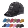 thumbnail image 2 of Unisex Vintage Cotton Baseball Cap Hats For Women Men Summer Sun Snapback Caps Outdoor Panama Trucker Dad With Custom LogoNo logo&Adult size(56-58cm) Gao Jinjia LED, 2 of 2
