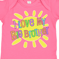 thumbnail image 4 of Inktastic I Love My Big Brother Sun and Rainbow Letters Boys or Girls Baby Bodysuit, 4 of 5