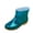 Blue, variant on Cathalem Wide Foot Winter Boots for Women Waterproof Low Heeled Buckle Middle Boots Shoe Rain Toe Extra Wide with Boots Women Blue 8