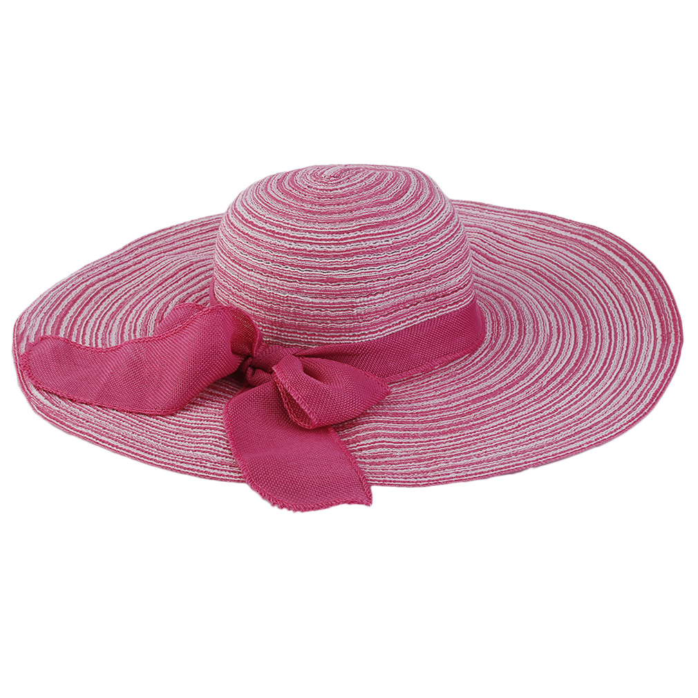 Large Brim Straw Hat Adult Women Girls 