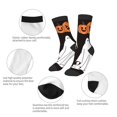 thumbnail image 3 of Honeii Halloween Ghosts And Pumpkins Print Children's Colorful Socks,Unisex Kids and Toddlers' Cushioned Sock,Kids Athletic Crew Socks,for Everyday Wear and Sports, 3 of 5