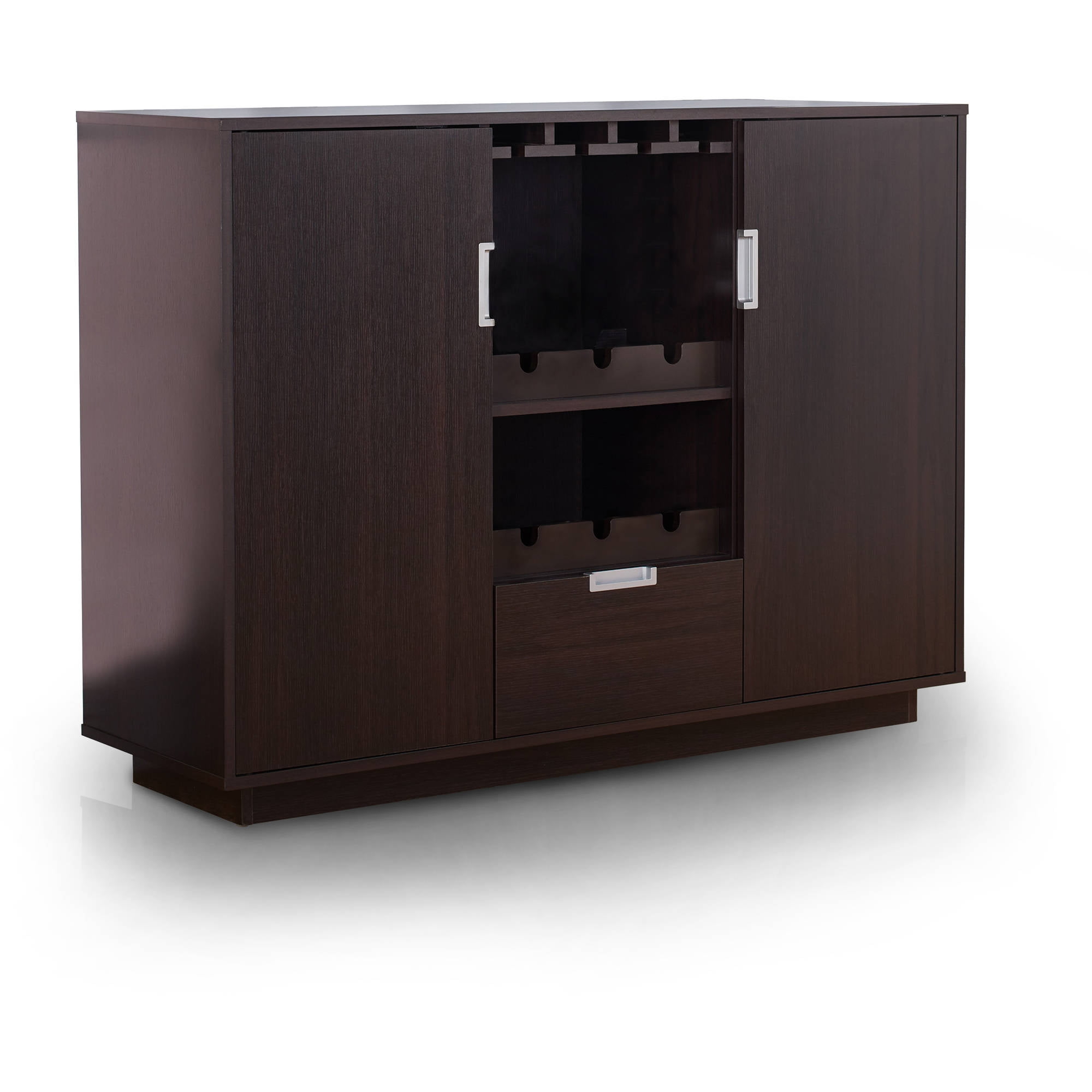 Furniture of America Angelo Modern Multi-Storage Buffet, Espresso