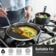 thumbnail image 3 of Crepe Pan Nonstick Honeycomb Dosa Pan Stainless Steel Ergonomic Handle Kitchen Pancake Pan Induction Compatible Tortilla Pan, 3 of 5