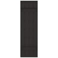thumbnail image 6 of Ekena Millwork 14"W x 47"H Mid-America Vinyl, Standard Size Four Board Joined Shutters, w/Installation Shutter-Lok's & Matching Screws (Per Pair), 010 - Musket Brown, 6 of 13
