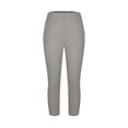 thumbnail image 5 of Plus Size Capri Leggings for Women Stretch Knee Length Pull On Capris Elastic Waist Casual Slim Fit Workout Pants Gray 4XL, 5 of 7