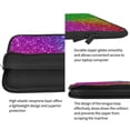 thumbnail image 4 of Pofeuu Colorful Glitter Print Laptop Carrying Case,13-15-Inch Laptop and Tablet, Sleek Design, Durable and Water-Repellent Fabric, Business Casual or School-15 inch, 4 of 8