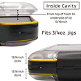thumbnail image 3 of JIGBOX Fishing Jig Organizer - Large - Waterproof Double Sided, 3 of 6