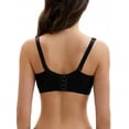 thumbnail image 3 of INSPIRE CHIC Nursing Bra for Women Lace Front Closure Adjustable Straps Pumping Maternity Underwear B 38 Black, 3 of 4