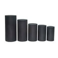 thumbnail image 2 of 1 Set, Spandex Pillar Covers for Metal Cylinder Pedestal Stands 5 Pcs/Set - Black Covers ONLY/Cylinder Pedestal Stands NOT INCLUDED, 2 of 4