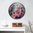 thumbnail image 2 of Yayeee Wall Clock Battery Operated 9.5" Silent Quartz Non-Ticking for Living Room Decor, Art Cat, 2 of 8