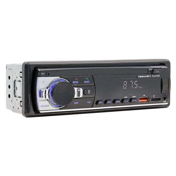 Car Mp3 Player Bluetooth Support Usb Tf Card Aux Input Fm Radio Lossless Sound Quality Central Control Modification 45Wx4 Output For Mobile Phones Audio Devices