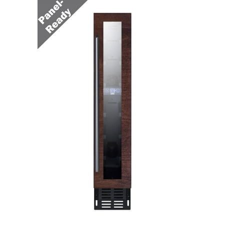 Summit Swc007h34pnr 6  Wide 7 Bottle Capacity Panel Ready Built-In Wine Cooler - Panel
