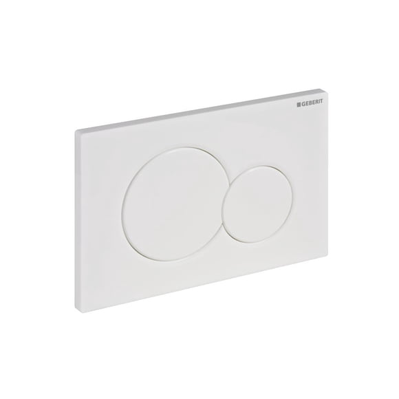 Placa actuadora Geberit 115.770.11.5 para doble descarga - blanca