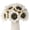 White, variant on 6 Pcs Silk Artificial Flowers for Outdoor, 18" Long Stem Sunflowers Fake Flowers Faux Vintage Fall Sunflowers Bouquet for Home Living Room Office Garden Wedding Birthday Party Centerpieces Decorations