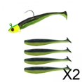 thumbnail image 1 of 2 Cebos De Pesca De Silicona, Cebos Artificiales Para Curricán, Carpas, Salmones, Percas, Negros Y, 1 of 8