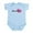 Sky Blue, variant on CafePress - Maganda Infant Bodysuit - Baby Light Bodysuit, Size Newborn - 24 Months