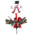 thumbnail image 1 of QualitChoice Christmas Solar Stake Lights Snowman Solar Path Light LED Garden Stake Waterproof Landscape Lamp for Home Backyard Patio, 1 of 1