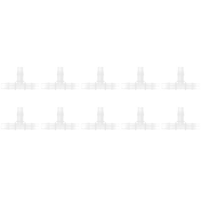 Filfeel Raccord en T 1/2, Raccord en Plastique, 10 Pcs Raccord en Plastique 3 Voies Résistant à la Pression et à la Température en T