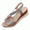 Gray, variant on GERsome Women's Wedge Sandals Platform Open Toe Ankle Strap Comfort Walking Summer Beach Travel Sandals, Gray Size 5.5
