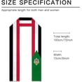 thumbnail image 6 of Emblem Sudan Flag Graduation Stole Graduate Shawl Sash Scraf Gift For Abroad Student International Study (Square), 6 of 6
