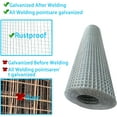 thumbnail image 3 of GARDEN &  Hardware Cloth 1/4 Inch 16in X 20ft,23 Gauge Hot Dip Galvanized After Welded Cage Mesh Roll Square Chicken Wire Netting  Fence Snake Fencing Rodent  Weasel Raccoons, 3 of 6