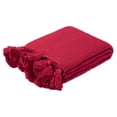 thumbnail image 2 of SAFAVIEH Brantley Throw Blanket Orange, 2 of 3