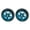 Light blue, variant on Aluminum Scooter Wheel High Elasticities PU Tires Antilock Bearing Systems High Speeds Skateboard Part