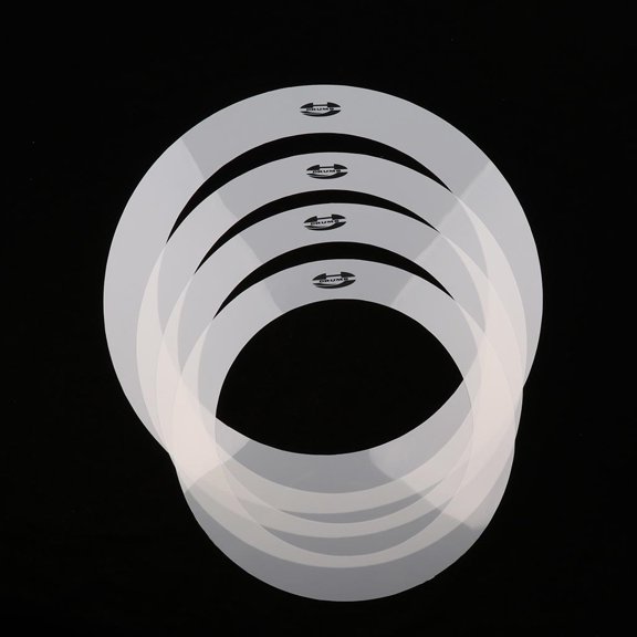 Paquete De 4 Anillos De Amortiguación Para Silenciadores De Tambor Bajo Accesorios Para Instrumentos De Percusión - , 12 '' 13 '' 14 '' 16 '' 12 inch 13 inch 14 inch 16 inch Hugo Anillos de control de tono
