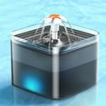 thumbnail image 2 of 2L Automatic Cats and Dogs Water Fountain with LED Lighting USB Pet Water Dispenser with Recirculate Filtring for Pet Feeder, 2 of 9