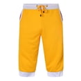 thumbnail image 4 of Sngxgn Mens Casual Shorts Lightweight Casual Shorts Outdoor Fishing Shorts with Pockets(Yellow,S), 4 of 7