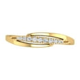 thumbnail image 3 of 1/11 Carat Round Diamond Anniversary Wedding Band Ring in 10K Yellow Gold (Ring Size 5) (I1-I2 Clarity), 3 of 6