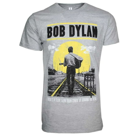 Bob Dylan Adult Slow Train Cotton T-Shirt