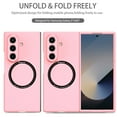 thumbnail image 4 of ELEHOLD Slim Magnetic Case for Samsung Galaxy Z Fold 7 Magnetic Mag-Safe Compatible Non-Slip Anti-Scratch Anti-Fingerprint Shockproof Lightweight Case for Galaxy Z Fold 7,Pink, 4 of 9