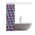 thumbnail image 2 of BPBOP Patriotic Stripes And Stars Bathroom Waterproof Fabric Shower Curtain 60x72 inches, 2 of 2