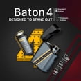 thumbnail image 2 of Linterna EDC OLIGHT Baton4 Premium Edition de 1300 lúmenes con funda de carga tipo C, funciona con batería recargable, pequeña luz LED IPX8 impermeable para acampar (piloto de caza), 2 of 9