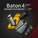 thumbnail image 2 of Linterna EDC OLIGHT Baton4 Premium Edition de 1300 lúmenes con funda de carga tipo C, funciona con batería recargable, pequeña luz LED IPX8 impermeable para acampar (piloto de caza), 2 of 9