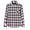Gray, variant on ZRGHAOYLQ Mens Big and Tall Plaid Shirts Long Sleeve Soft Cotton Lightweight T-shirts Lapel Collar Cardigan Button Down Shirt Jacket with Pockets