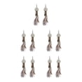 thumbnail image 2 of Qarigey Pendientes redondos para mujer, hojas, Manual, agraciado, misterioso, a la moda, atractivos, colgantes para las orejas, joyería para Type5 NO5, 2 of 6