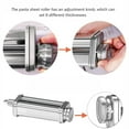 thumbnail image 3 of Yeacher Pasta Maker Attachment Pasta Roller Cutter Parts Noodles Press Machine Compatible with KitchenAid Stand Mixers for Pasta Sheet, 3 of 7